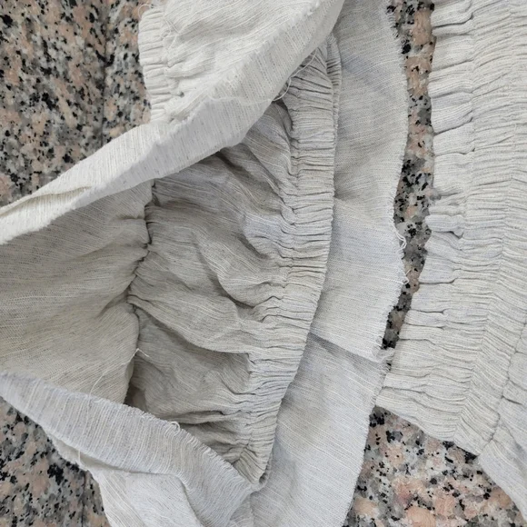 Etophe Studios Women's Gray Ruffle Tube Top & Shorts Set - Picture 4 of 9